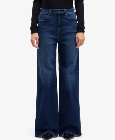 7 For All Mankind Women's Ultra High-rise Wide Leg Jeans In Blue