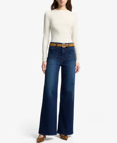 7 For All Mankind Women's Ultra Wide Leg Jeans In Blue