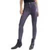 7 For All Mankind Womens Coated Super Skinny Ankle Jeans