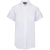 7 FOR ALL MANKIND WOMENS COLLAR POPLIN BUTTON-DOWN TOP