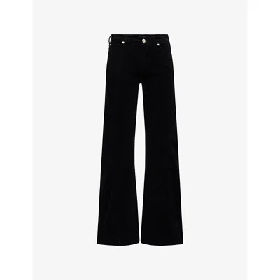 7 For All Mankind Womens  Twist Dojo Tailorless Corduroy Cotton And Modal-blend Jeans