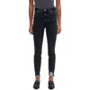 7 For All Mankind Womens Distressed Denim Skinny Jeans