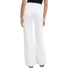 7 For All Mankind Slim Illusion Dojo High Rise Wide Leg Jeans In Luxe White In White
