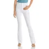7 For All Mankind Womens High Rise Bootcut Skinny Jeans In White