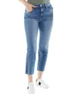 7 FOR ALL MANKIND WOMENS HIGH WAIST KICK FLARE SLIM JEANS