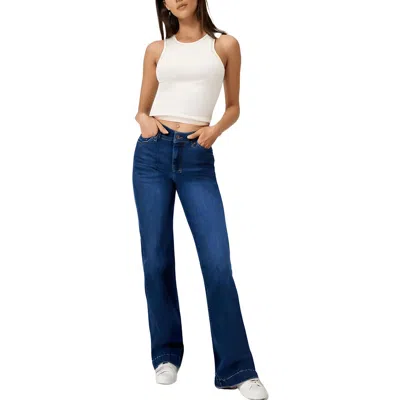 7 For All Mankind Womens Pocket Denim Flared Jeans