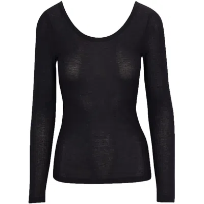 7 For All Mankind Womens Ribbed Modal Pullover Top