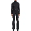 7 For All Mankind Womens Ribbed Modal Turtleneck Top