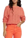 7 For All Mankind Crossover Sweater In Pink