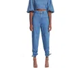 7 For All Mankind Womens Slit Lyocell Wide Leg Jeans