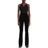 7 For All Mankind Womens Split Hem Ribbed Knit Bootcut Pants