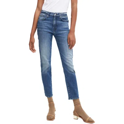 7 For All Mankind Womens Stretch Denim Skinny Jeans