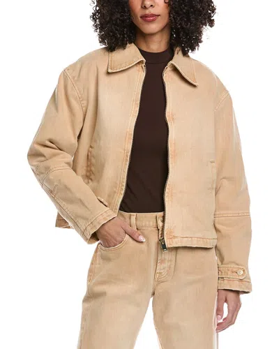 7 For All Mankind Workwear Jacket In Tan