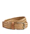 7 FOR ALL MANKIND LEATHER WOVEN BELT