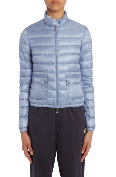 MONCLER LANS CHANNEL QUILTED DOWN MOTO JACKET