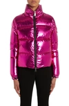 MONCLER MEUSE LAMINATED NYLON DOWN JACKET