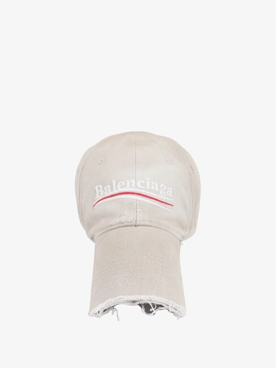 Balenciaga Political Campaign Hat In Grey