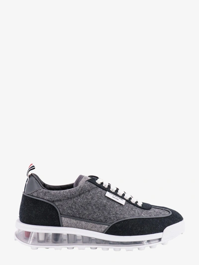 Thom Browne Tech Runner Low-top Sneakers In Grey