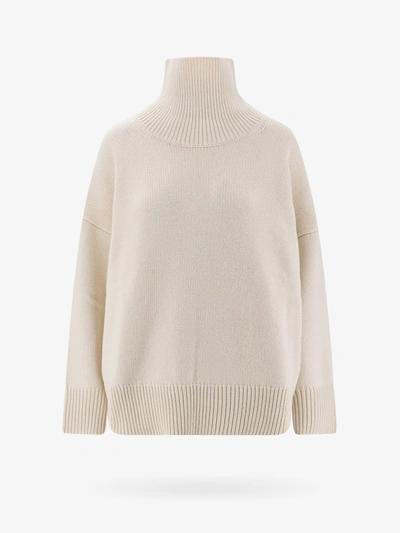 Chloé Sweater In White Powder