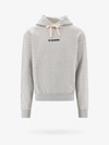Jil Sander Hoodie With Logo Print In Grey