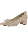 EASY STREET MILLIE WOMENS GATHERED COMFORT PUMPS