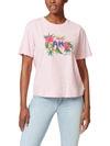 ANNE KLEIN SPORT WOMENS RELAXED FIT CREWNECK GRAPHIC T-SHIRT