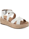 STYLE & CO EMALINEE WOMENS FAUX LEATHER SLINGBACK WEDGE SANDALS