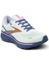 Brooks Ghost 15   Womens Performance Lifestyle Running Shoes In Spa Blue/neo Pink/copper