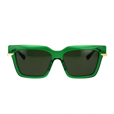Bottega Veneta Sunglasses In Green
