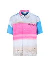 Blue Sky Inn Abstract-pattern Short-sleeve Shirt In Multicolour