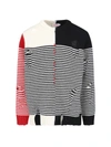 Charles Jeffrey Loverboy Mega Shred Distressed Wool-blend Jumper In Multicolour