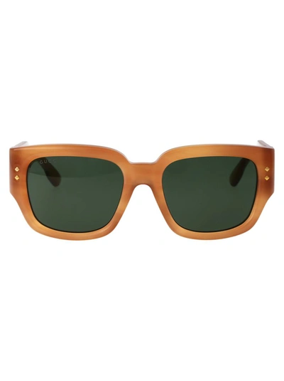 Gucci Sunglasses In 004 Havana Havana Green