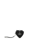 Vivienne Westwood Orb Heart Clutch In Black