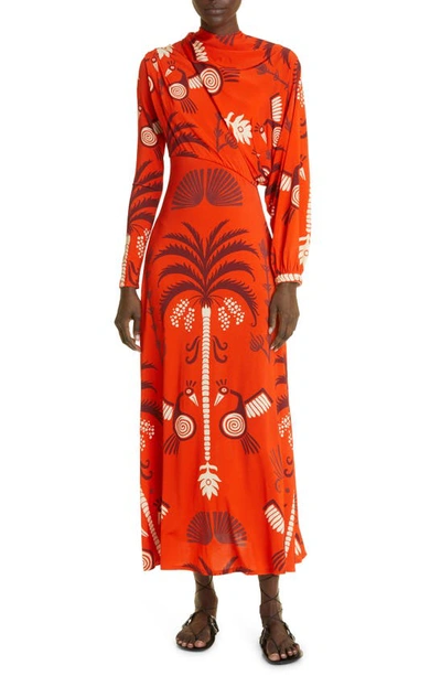 Johanna Ortiz Aclla Ceremonial Maxi Dress In Multi