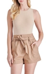 Bb Dakota By Steve Madden Sleeveless Bodysuit In Irish Cream