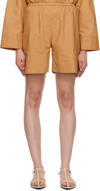By Malene Birger Brown Siona Shorts In 1v2 Tobacco Brown
