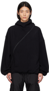 POST ARCHIVE FACTION (PAF) SSENSE EXCLUSIVE BLACK 4.0+ CENTER HOODIE
