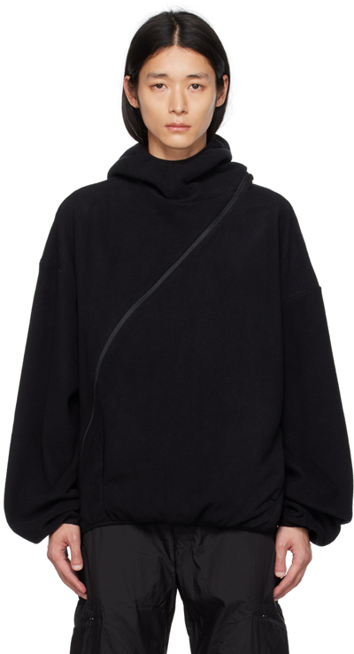 Post Archive Faction (paf) Ssense Exclusive Black Hoodie