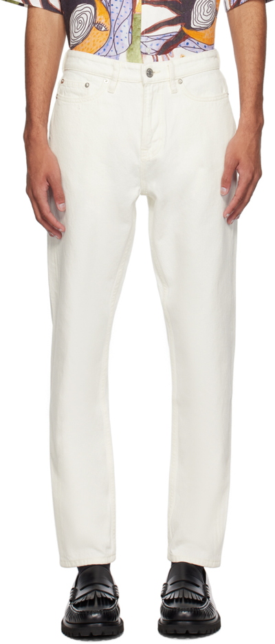 Samsã¸e Samsã¸e Off-white Cosmo Jeans In Clr000952 Ecru