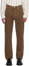 Samsoe & Samsoe Brown Eddie Jeans In 190823tcx Crocodile