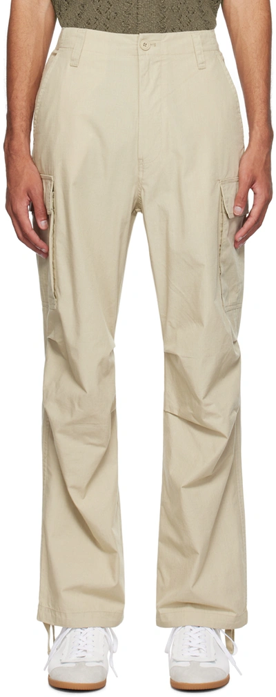 Samsã¸e Samsã¸e Gray Ross Cargo Pants In 156307tcx Agate Gray