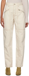 ISABEL MARANT OFF-WHITE FANNY JEANS