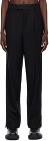 Vtmnts Black Tailored Trousers In Black