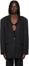 Christopher Esber Black Bermuda Blazer In Black