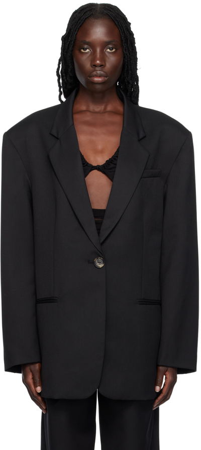 Christopher Esber Black Bermuda Blazer