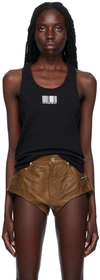 Vtmnts Black Barcode Tank Top In Black