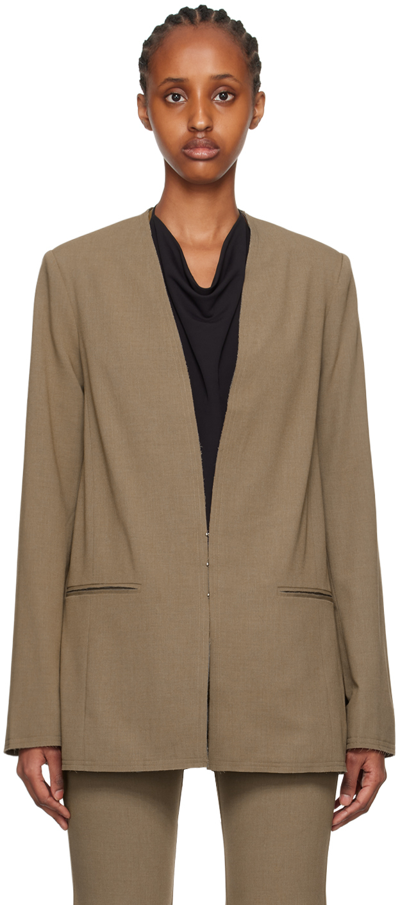 Bec & Bridge Taupe Alexia Blazer In Toffee