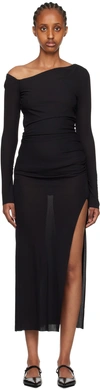 Bec & Bridge Black Monette Maxi Dress In Black