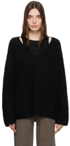 BY MALENE BIRGER BLACK DIPOMA SWEATER