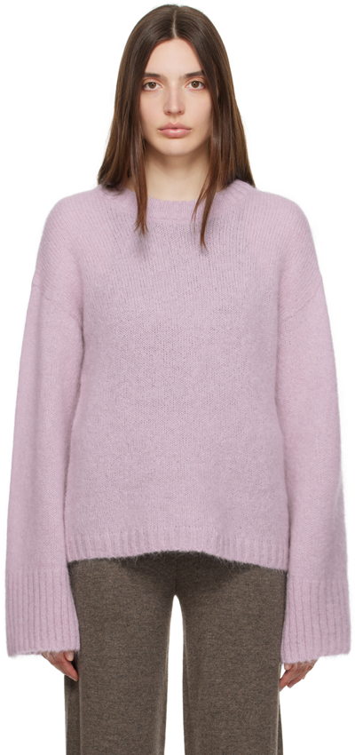 By Malene Birger Purple Sierra Sweater In 69l Pastel Violet